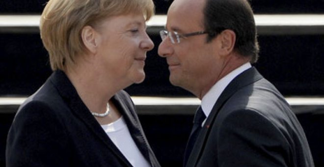 Merkel y Hollande, de acuerdo en la necesidad de una unión bancaria europea