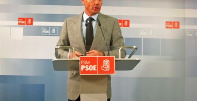 Tomás Gómez: "Quien tiene que dimitir es la alcaldesa de Madrid"
