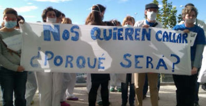 Los trabajadores de los hospitales denuncian una "represión absoluta"