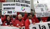 Los trabajadores 'apagan' Telemadrid durante 24 horas