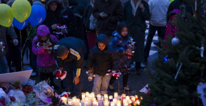 Obama visita Newtown