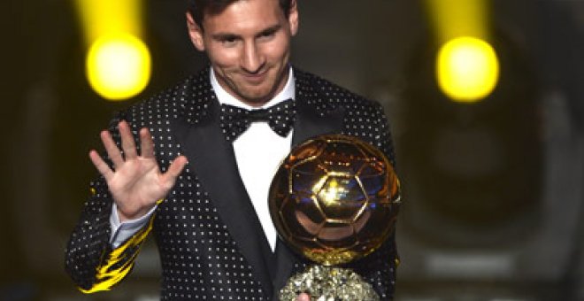 Messi gana su cuarto Balón de Oro