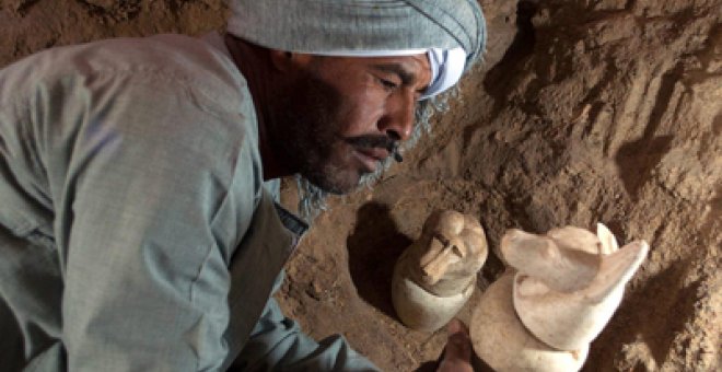 Hallan un cementario de hace 3.000 años en el templo faraónico de Luxor