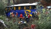 Once muertos y 33 heridos en accidente de autobús en Portugal