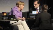 La reunión de Rajoy y Merkel se queda en una charla de pasillo