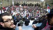 Miles de gallegos salen a la calle a protestar contra las políticas "lingüicidas" del PP