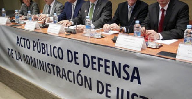 Jueces y fiscales convocan huelga a Gallardón el 20 de febrero