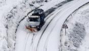 El temporal de nieve interrumpe el tráfico en puntos de Castellón y Albacete
