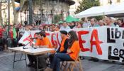 Cientos de personas arropan en San Sebastián a los jóvenes condenados por pertenecer a Segi