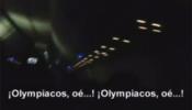 El avión del Barcelona celebró la Liga con gritos de "¡Olympiakos, Olympiakos!"
