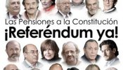 Personalidades de la cultura piden un referéndum por las pensiones