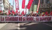 La 'Marea Blanca' vuelve a la calle contra la privatización de la sanidad