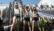 Tres activistas de Femen detenidas en Túnez tras desnudarse en solidaridad con Amina Tyler