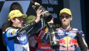 Salom encabeza el pleno español en el podio de Mugello en Moto3
