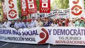 Los sindicatos instan a Rajoy a que defienda en la Unión Europea las políticas de crecimiento