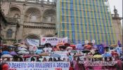 Más de mil personas rodean la catedral de Santiago por un aborto "libre y gratuito"