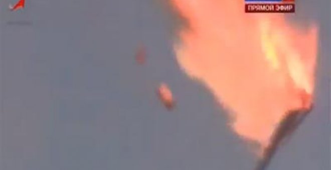 El cohete ruso Protón se estrella segundos después de su despegue