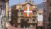 Dos detenidos por el incidente de la Ikurriña y otros tres por disturbios en los san fermines