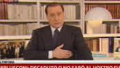 Berlusconi llama a los italianos a "rebelarse" contra la "opresión de los jueces" y el "odio de la izquierda"