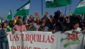 El SAT aborta la ocupación de 'Las Turquillas' por la presencia policial