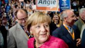 Merkel pide el voto para "una Alemania respetada en Europa"