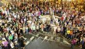 Cientos de vecinos de Benicarló dicen "no al Castor" y "stop a la inyección"