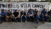 Los Mossos vuelven a cargar contra los empleados en huelga de Panrico en Barcelona