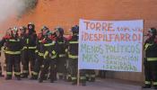 Expedientados 16 bomberos de Salamanca por manifestarse contra el despilfarro, los recortes y el paro