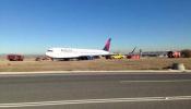 "Tensión y pánico" en el aterrizaje de emergencia de un avión en Barajas