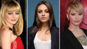 Emma Stone, Mila Kunis y Jennifer Lawrence, las más rentables de Hollywood