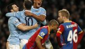 Un gol de Dzeko pone al City en cabeza de la Premier