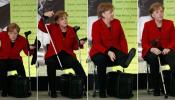 Merkel se rompe la pelvis esquiando en Suiza