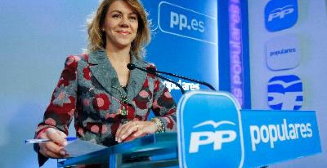 Cospedal pretende convertir 'Gürtel' en la trama del PSOE