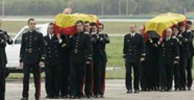 Último adiós en Rota a los militares fallecidos en Haití