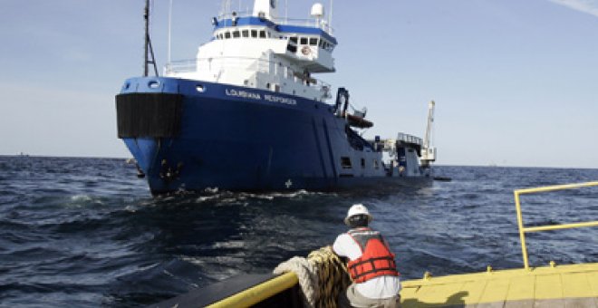 El escape de petróleo sobre el golfo de México es cinco veces mayor de lo que se pensaba