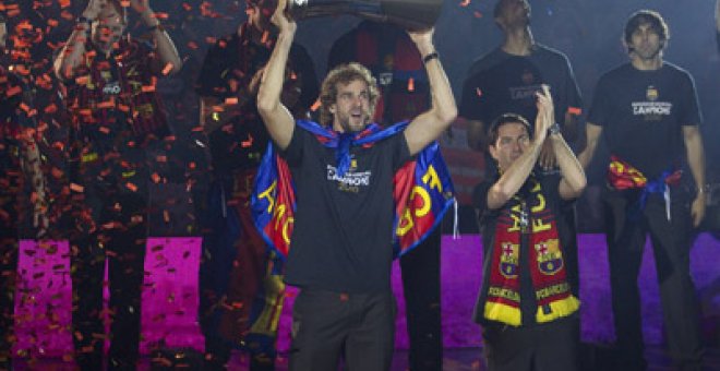 El Barça obre la gran festa al Palau Blaugrana