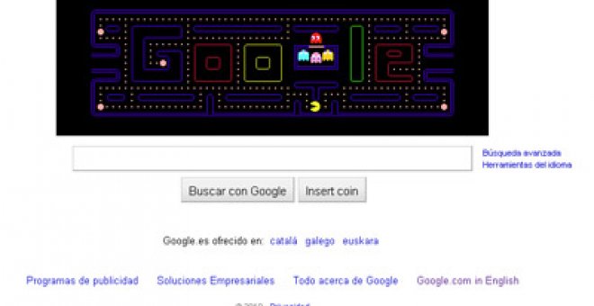 Google homenajea al Pac-Man