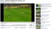 Youtube eliminará vídeos "ilegales" del Mundial de Fútbol