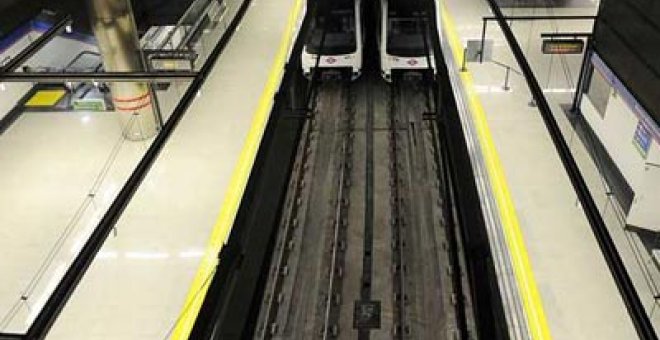 El metro de Madrid vuelve a funcionar hoy con los servicios mínimos