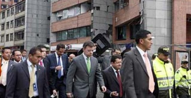 El presidente colombiano se traslada a la zona afectada por la explosión