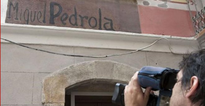 Un recuerdo republicano se salva en una calle de Barcelona