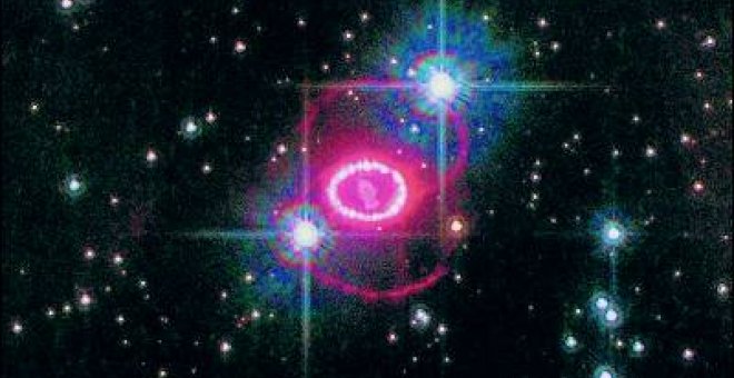 El 'Hubble' vuelve a contactar con la supernova 1987A