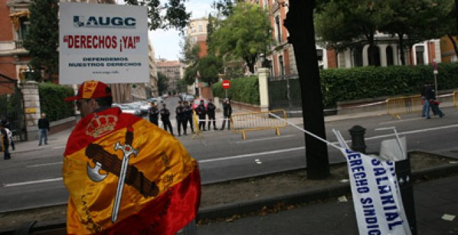 Miles de guardias civiles protestan hoy en Madrid