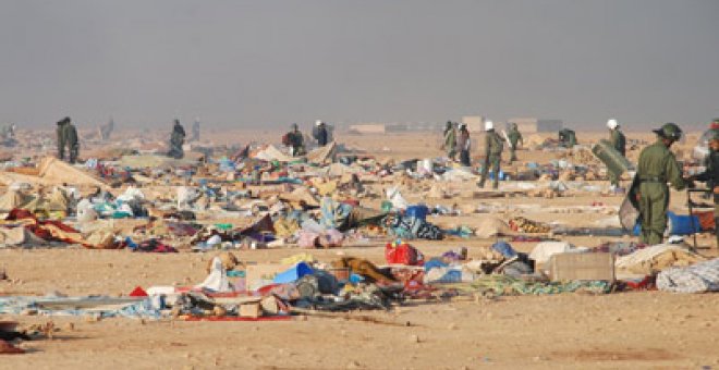 Revuelta saharaui tras la destrucción de sus jaimas