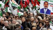 Multitudinaria manifestación en apoyo al pueblo saharaui