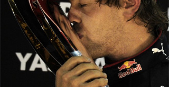 Vettel le corta las alas a Alonso