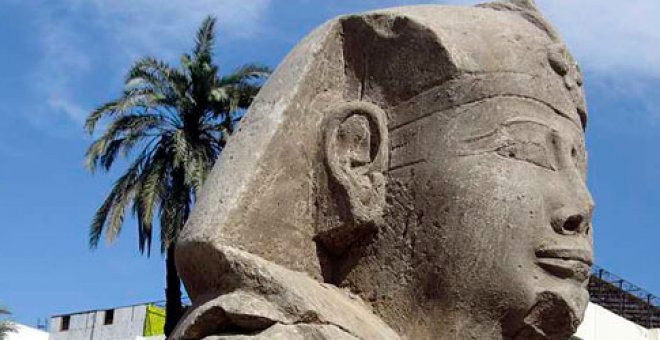 Halladas 12 nuevas esfinges entre los templos de Luxor y Karnak