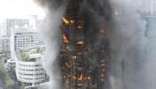 Un incendio en un rascacielos de Shangai deja 42 muertos