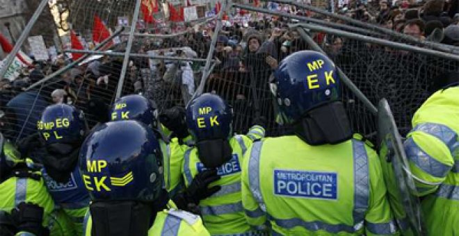 Los estudiantes británicos se echan de nuevo a la calle