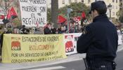 Protesta por el abandono de las líneas regionales